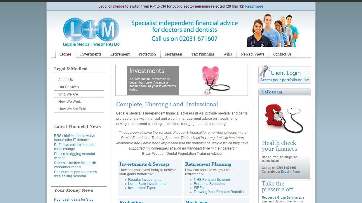 Legal & Medical Investments Ltd.